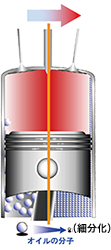 エンジンシリンダ断面（イメージ図）
